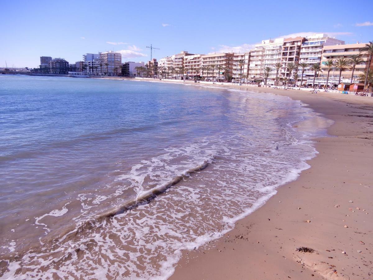 Edificio 1º Linea De Playa, En Paseo Maritimo De Torrevieja, Alicante, Costa Blanca Buitenkant foto